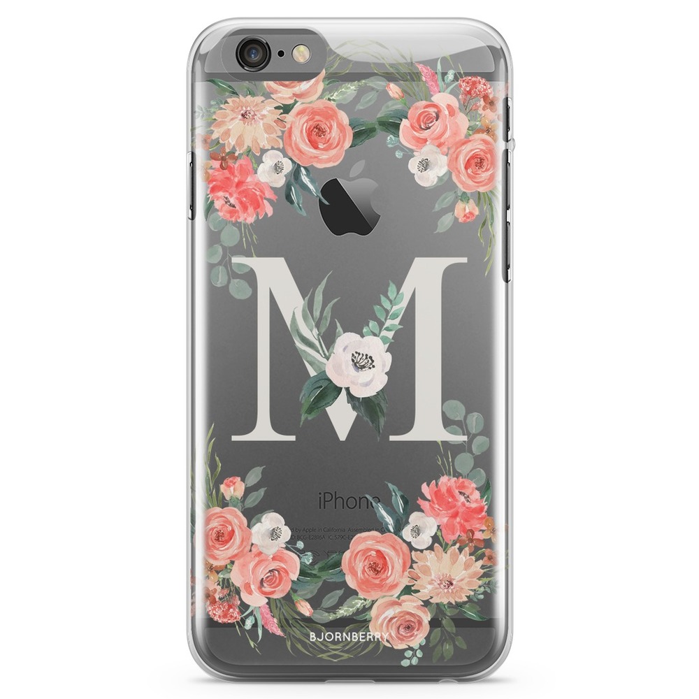 iPhone 6 Plus/6s Plus Genomskinligt Skal - Monogram M | Mobilskal & Mobilfodral BJORNBERRY