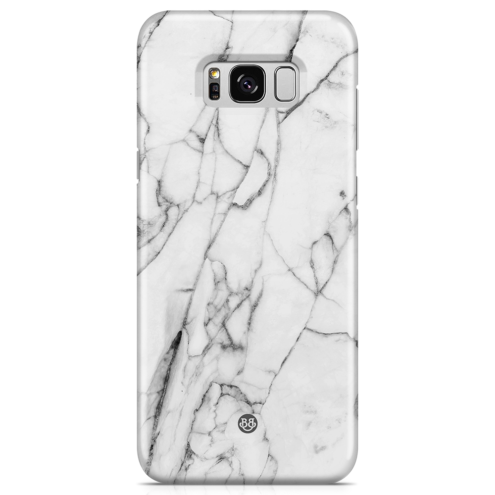 Samsung Galaxy S8 Premium Skal - Vit Marmor | Mobilskal & Mobilfodral BJORNBERRY