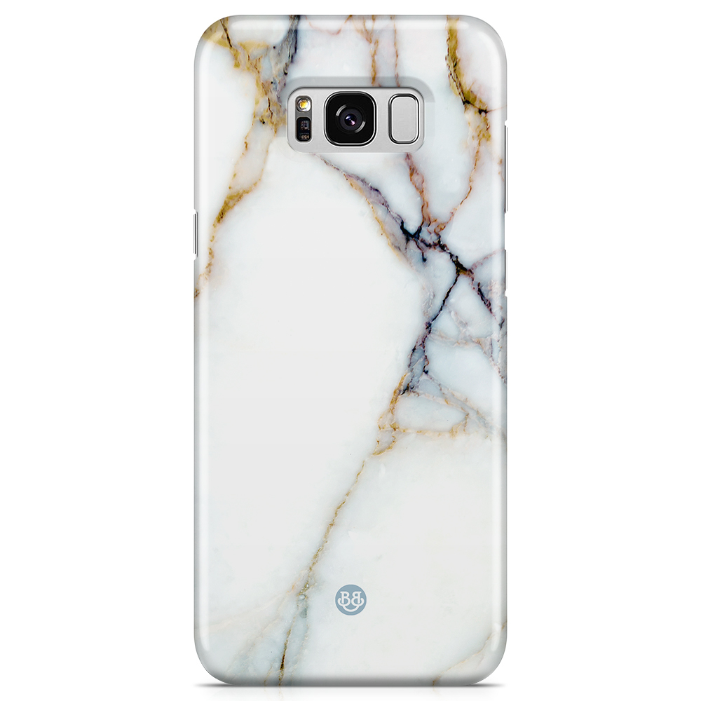 Samsung Galaxy S8 Premium Skal - Golden Marble | Mobilskal & Mobilfodral BJORNBERRY