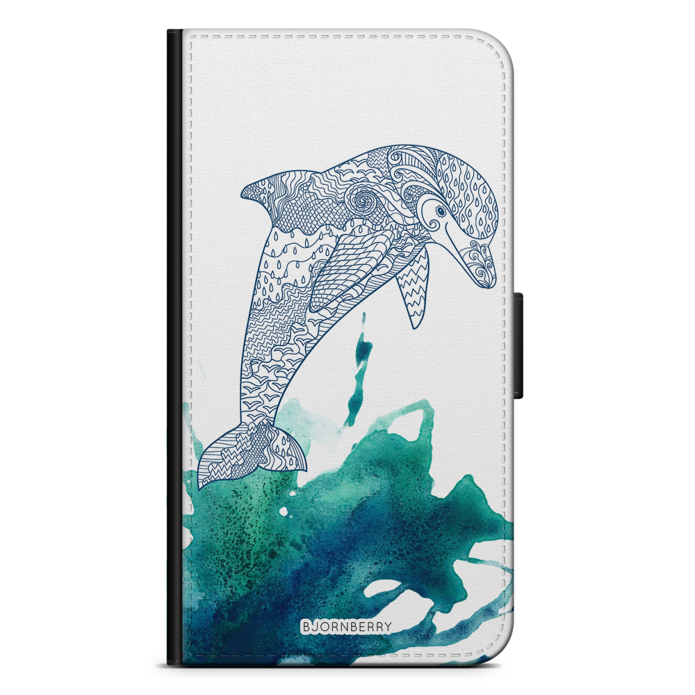 Huawei Mate 10 Pro Plånboksfodral - Mandala Delfin | Mobilskal & Mobilfodral BJORNBERRY
